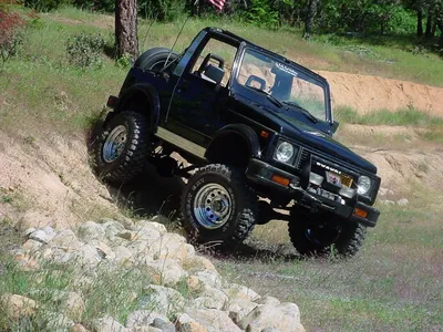 Винтаж модель машинки Suzuki Santana Samurai Jimny SJ413Q ,длина 7 см. -  «VIOLITY»