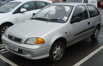 File:2002 Suzuki Swift 1.0 GLS.jpg - Wikimedia Commons