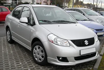 2007 Suzuki SX4 I Sedan 1.6 i 16V VVT 2WD (107 Hp) | Technical specs, data,  fuel consumption, Dimensions