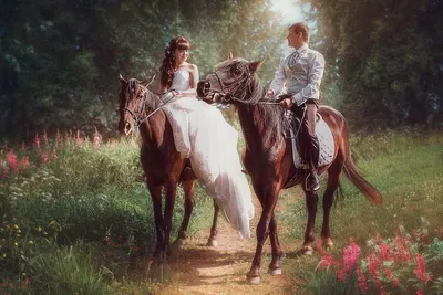 Конная прогулка на свадьбу, приключение на лошадях, свадьба в салуне |  Праздничное агентство Наталии Бочаровой