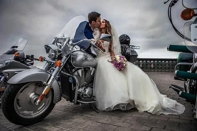 Свадьба на мотоциклах 