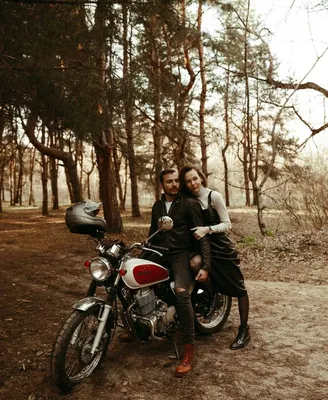 2024 год - щедрый на свадебные фотографии с мотоциклами