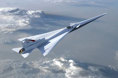 НАСА представило новый \"бесшумный\" сверхзвуковой самолет X-59 | Euronews