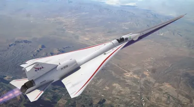 NASA: первый полет сверхзвукового пассажирского самолета X-59 с «тихим  двигателем» состоится в США