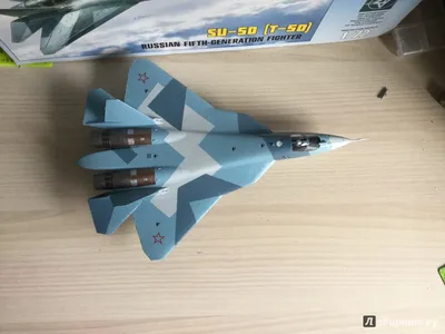 Иллюстрация 9 из 12 для Самолет пятого поколения Су-50 (Т-50) (7275) |  Лабиринт - игрушки.