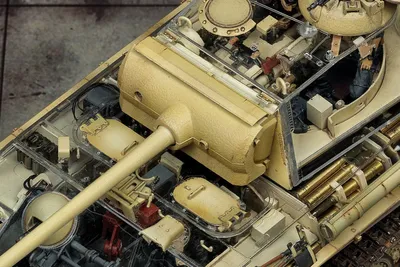 Радиоуправляемый танк Taigen Tiger 1 Германия 1:16 (зимний камуфляж, звук,  дым V3) - AS3818-D-WINTER купить в Москве