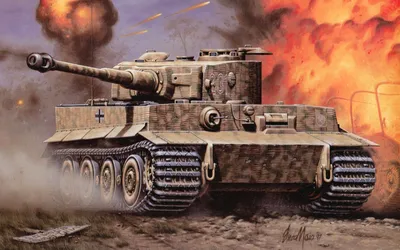 Модель немецкого танка Тигр-1, 1943 год ➽ купить в Москве