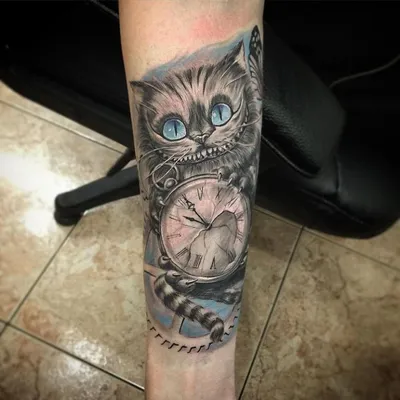 Если Чеширский кот улыбается, значит, это кому-нибудь нужно😁 Cheshire 💙🐈  #тату #татуировка #акварель #ink #inktattoo #… | Tattoos, Creative tattoos,  Type tattoo