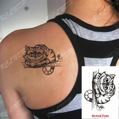 Tattoo uploaded by Арт тату салон Marlin • Чеширский кот • Tattoodo