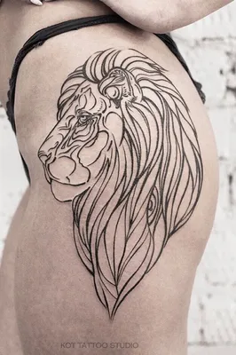 Татуировка \"Король Лев\" мужская на ноге | Король лев татуировки, Татуировки,  Татуировки рукава
