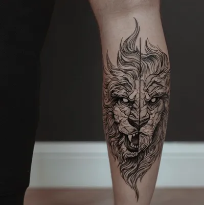Татуировка для львов: обзор видов, стилей и значений - tattopic.ru