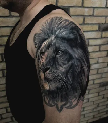 Мужские татуировки львы - символ решительности и силы - tattopic.ru