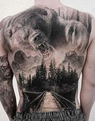 Татуировка раненого льва на плече» — создано в Шедевруме