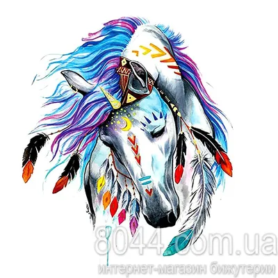 Татуировки Красивая лошадь с цветами в стиле Черно-Серая Бедро / Каталог  тату-салонов и мастеров