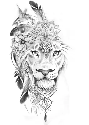 Тату лев. Тату лев с цветочками в геометрии для девушки. Больше крутых тату  на нашем сайте!!! | Тату, Женские татуировки, Небольшие женские татуировки