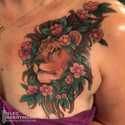 Интерьеры 21-го века - Среди огромного разнообразия эскизов татуировка со  львом пользуется наибольшей популярностью. Существует огромное количество  вариантов изображения этого животного как на мужском, так и на женском  теле. Лев почитается во