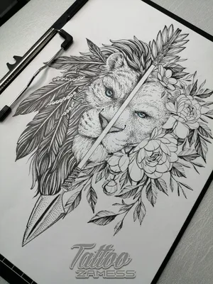 Татуировки льва - Тату Салон Екатеринбург