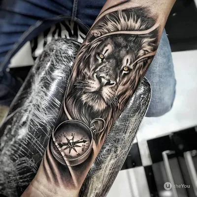 Тату с изображением льва - значение, эскизы, фото и цены. Сколько стоит  сделать татуировку с изображением льва?
