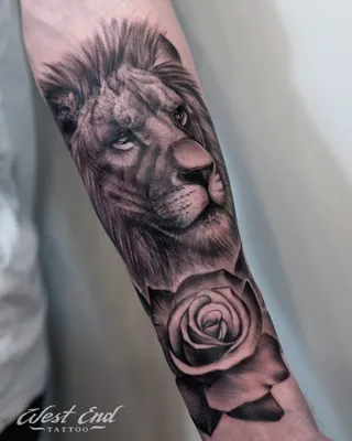 Tattoo • Подборка тату на тему: Лев на плече (71 фото)