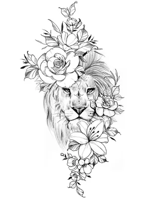 Реалистичная временная татуировка в виде розы для женщин и девушек, хна,  искусственная Татуировка в виде льва, наклейка, змея, скелета, татуировки  для боди-арта, нарукавник | AliExpress