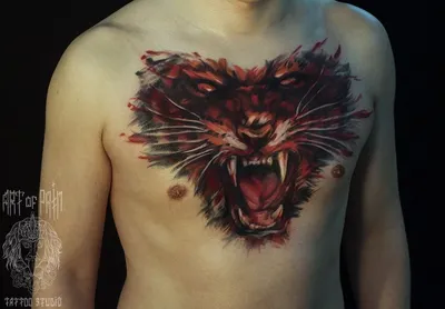 Оскал тигра | Animal tattoo, Tattoos