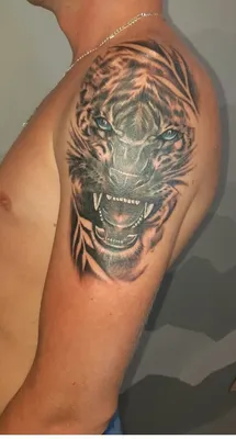 Татуировка на лопатке тигр (78 фото)