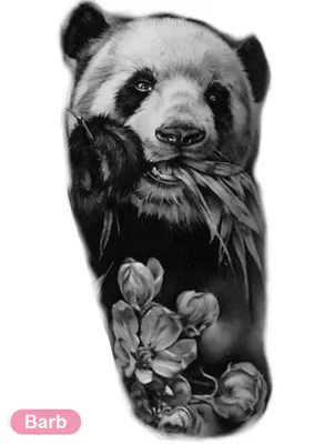 PANDA PORTRAIT — 1MM Tattoo Studio
