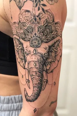 Татуировка слон. Тату мандала слон для девушки на руке. Больше крутых тату  и эскизов на нашем сайте! | Татуировки для женщин, Татуировки, Татуировка  слона