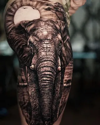 Значение татуировки слона | ВКонтакте