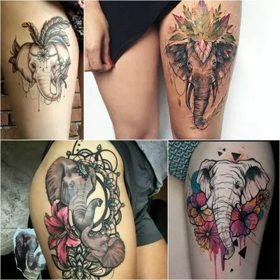 Тату Слон для Девушек на Ноге | Лучшие Мужские и Женские Тату Идеи и их  Значения ☛ h… | Татуировки со слонами, Дизайн татуировки слона, Небольшие  простые татуировки