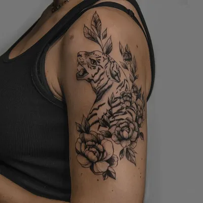 Татуировки с тигром: символ силы и духовности - tattopic.ru