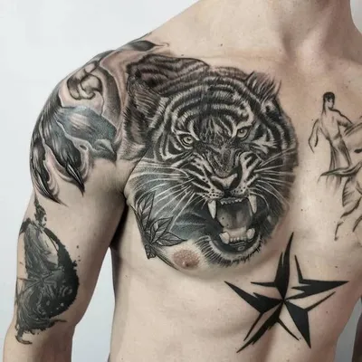 Значение тату тигр - идеи, факты, смысл, куда наносить, история