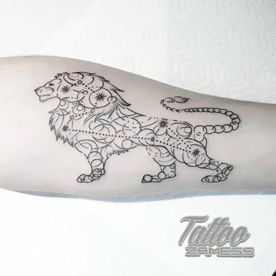 Татуировки для знаков зодиака. Лев – Онлайн-журнал о тату