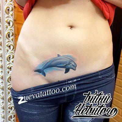 Татуировка дельфин фото 