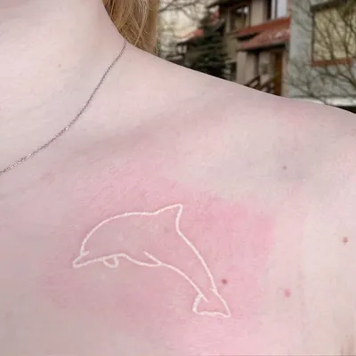 Пин от пользователя Alexa на доске ~*tatoos*~ | Тату с дельфинами, Белые  татуировки, Татуировки для женщин
