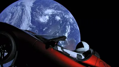 Илон Маск запустил Теслу в открытый космос - YouTube