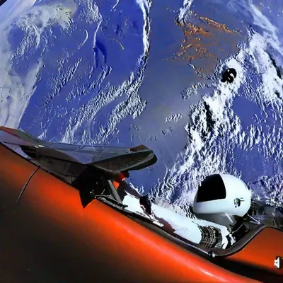 Tesla в Космосе | Пикабу