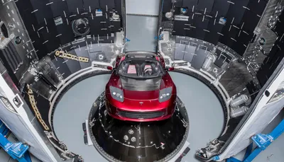 Tesla в космосе: трансляция запуска SpaceX Falcon Heavy