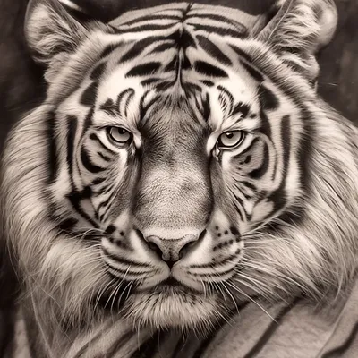 Тигр Голова Черное И Белое - Бесплатное изображение на Pixabay - Pixabay