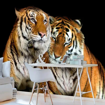 3D Fierce Tiger Breaks Through Tiger Wallpaper Hd Customizable Creative TV  Background For Living Room And Bedroom HD Wallcovering From Yunlin888,  $35.18 | DHgate.Com