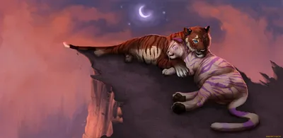 Амурский тигр,котенок ботанический …» — создано в Шедевруме