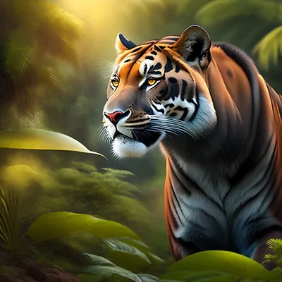 Тигр и пантера арт - 71 фото