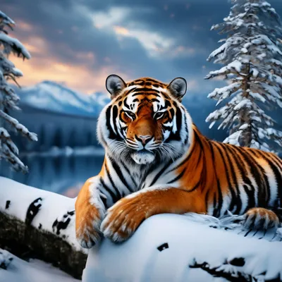 Скачать 3840x2160 тигр, лежит, белый, хищник обои, картинки 4k uhd 16:9
