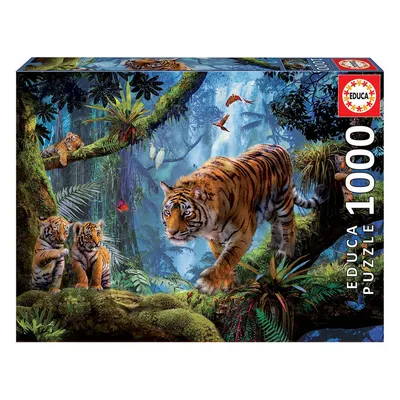 Фотообои GrandPik 05449 \"Тигр возле дерева у водопада\", 300х200 см(ШхВ) -  купить по выгодной цене в интернет-магазине OZON (747779864)