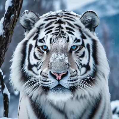 5D «сделай сам», полностью круглая алмазная живопись, черный и белый тигр с голубыми  глазами, вышивка крестиком, алмазная вышивка, мозаика, украшение для дома |  AliExpress