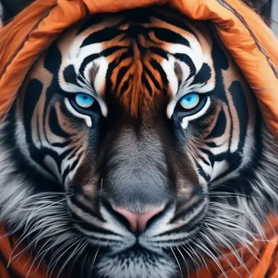 Взорвать Бенгальского тигра с голубыми глазами взрослых Стоковое Фото -  изображение насчитывающей джунгли, красивейшее: 183735214