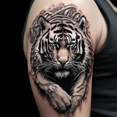 Тату тигр – 1 фото | Лучшие татуировки с тигрицей