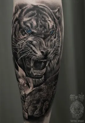 Тату \"Могучий тигр\" - tattooshka.com