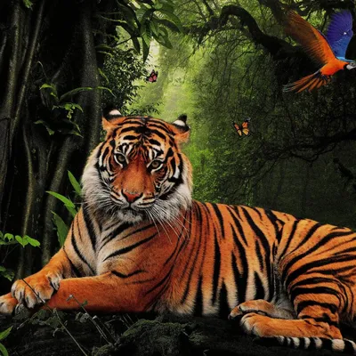 Пазлы Тигр в джунглях 1000 деталей Умные игры — купить в Москве в  интернет-магазине Акушерство.ру