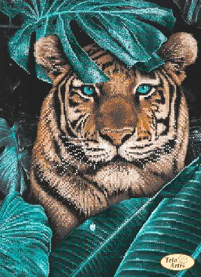 Тигр в джунглях , красиво, …» — создано в Шедевруме